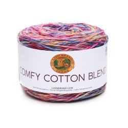 Lion Brand Comfy Cotton Blend Flower Garden