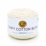 Lion Brand Comfy Cotton Blend Whipped Cream