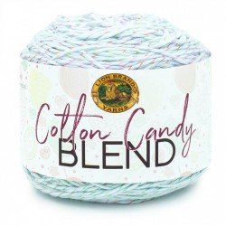 Lion Brand Cotton Candy Blend Ice Blue