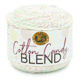 Lion Brand Cotton Candy Blend White