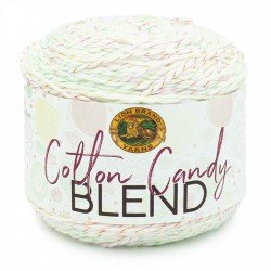 Lion Brand Cotton Candy Blend White