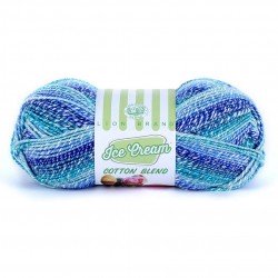 Lion Brand Ice Cream Cotton Blend Blueberry