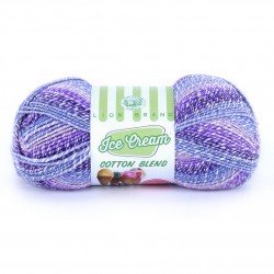 Lion Brand Ice Cream Cotton Blend Grape
