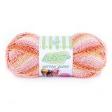 Lion Brand Ice Cream Cotton Blend Orange