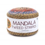 Lion Brand Mandala Tweed Stripes Cats Eye