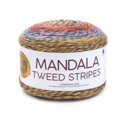 Lion Brand Mandala Tweed Stripes Cats Eye