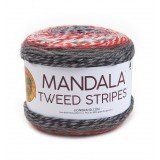 Lion Brand Mandala Tweed Stripes Shooting Star