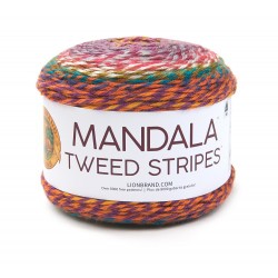 Lion Brand Mandala Tweed Stripes Wishing Well