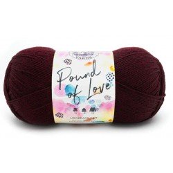 Lion Brand Pound of Love Claret