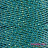 Nylon Thread 1.5MM Jade Gold Metallic