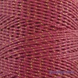 Nylon Thread 1.5MM Red Gold Metallic