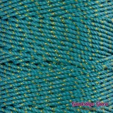 Nylon Thread 1.5MM Jade Gold Metallic