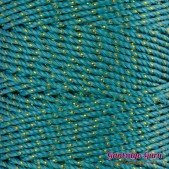 Nylon Thread 1.5MM Jade Gold Metallic