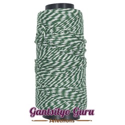 Monaco Baker's Twine White Green