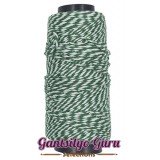 Monaco Baker's Twine White Green Monaco Baker's Twine White Green