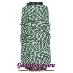 Monaco Baker's Twine White Green Monaco Baker's Twine White Green