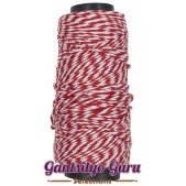 Monaco Baker's Twine White Red