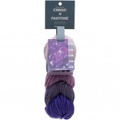 Caron x Pantone Ultra Violet Minerals