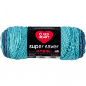 Red Heart Super Saver Ombre Blue-Tiful
