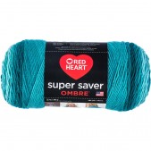 Red Heart Super Saver Ombre Deep Teal