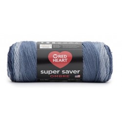 Red Heart Super Saver Ombre Navy