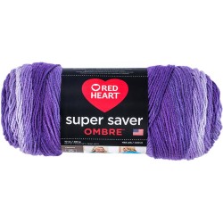 Red Heart Super Saver Ombre Violet
