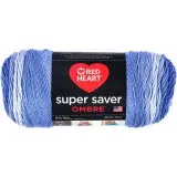 Red Heart Super Saver Ombre Baja Blue