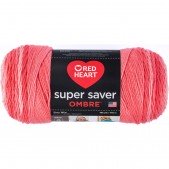 Red Heart Super Saver Ombre Sea Coral