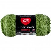 Red Heart Super Saver Ombre Green Apple