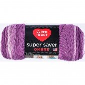 Red Heart Super Saver Ombre Purple