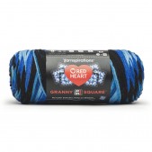 Red Heart All In One Granny Square Blue Beacon