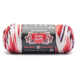 Red Heart All In One Granny Square Hot Stuff
