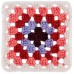 Red Heart All In One Granny Square Hot Stuff