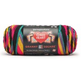 Red Heart All In One Granny Square Rad Party