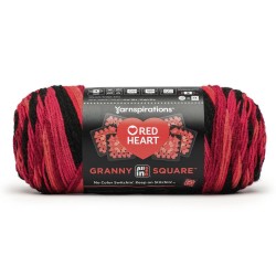 Red Heart All In One Granny Square Ruby Red