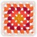 Red Heart All In One Granny Square Citrus Twist