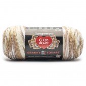 Red Heart All In One Granny Square Cream