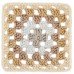 Red Heart All In One Granny Square Cream
