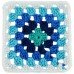 Red Heart All In One Granny Square Frigid