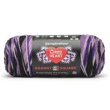 Red Heart All In One Granny Square Grape Granny