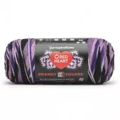 Red Heart All In One Granny Square Grape Granny