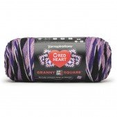 Red Heart All In One Granny Square Grape Granny