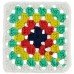 Red Heart All In One Granny Square Green Scream