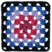 Red Heart All In One Granny Square Hyper Violet