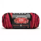 Red Heart All In One Granny Square Ruby Red