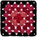 Red Heart All In One Granny Square Ruby Red