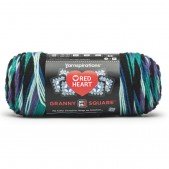 Red Heart All In One Granny Square Totally Teal