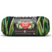 Red Heart All In One Granny Square Verdant Vine