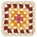 Red Heart All In One Granny Square Warm Wheat