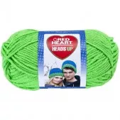 Red Heart Heads Up Bright Green